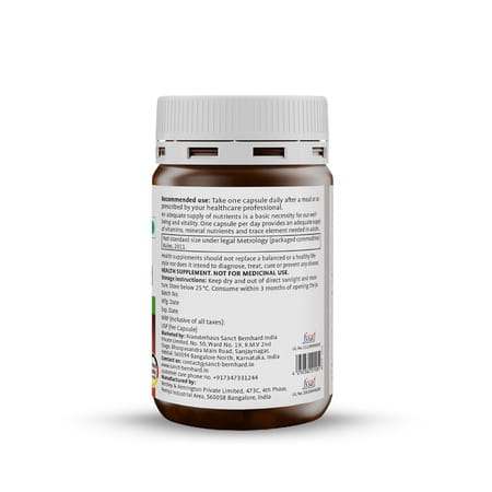 Sant Bernhard L-Arginine | Vitamins B12 B1 & Folic Acid | Blood Circulation & Heart Health - 60n