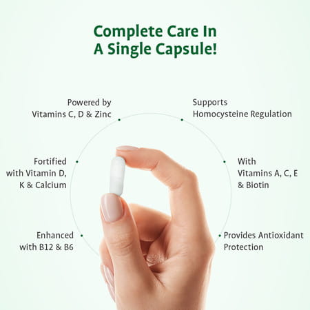 Sant Bernhard L-Arginine | Vitamins B12 B1 & Folic Acid | Blood Circulation & Heart Health - 60n