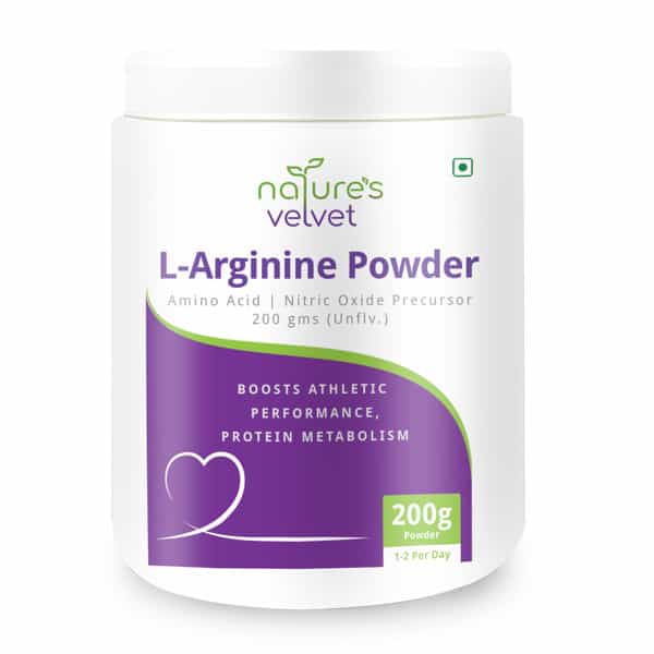 Natures Velvet L-Arginine Powder 200Gms