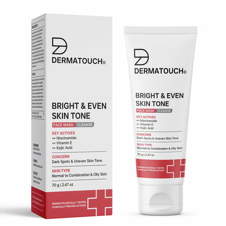 Dermatouch Dailyglow Bright & Even Skin Tone Face Wash - 70g