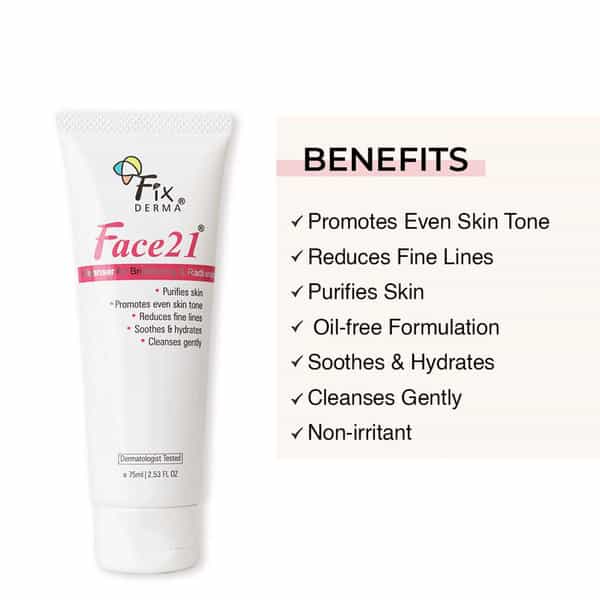 Fixderma Face 21 Cleanser 75Ml