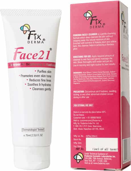 Fixderma Face 21 Cleanser 75Ml
