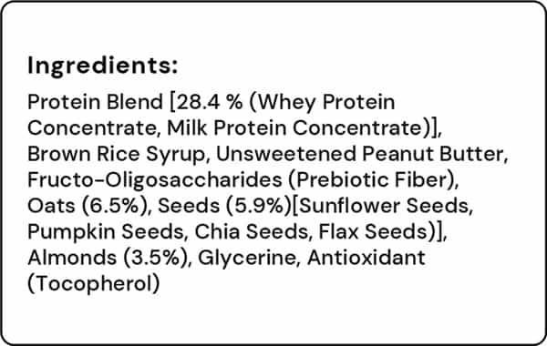 F'it Nutrition Bar - Nuts N Seeds (Pack Of 12)
