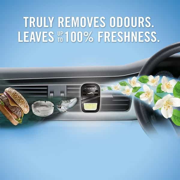 Ambi Pur Car Freshener Value Pack ( Extra Refill ) - Vanilla Bouquet ( Upto 120 Days ) - 15Ml