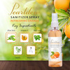Pearldew Sanitizer Spray (Orange) 120 Ml | Aloe & Neem | Paraben Free (Pack Of 12)