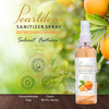 Pearldew Sanitizer Spray (Orange) 120 Ml | Aloe & Neem | Paraben Free (Pack Of 12)