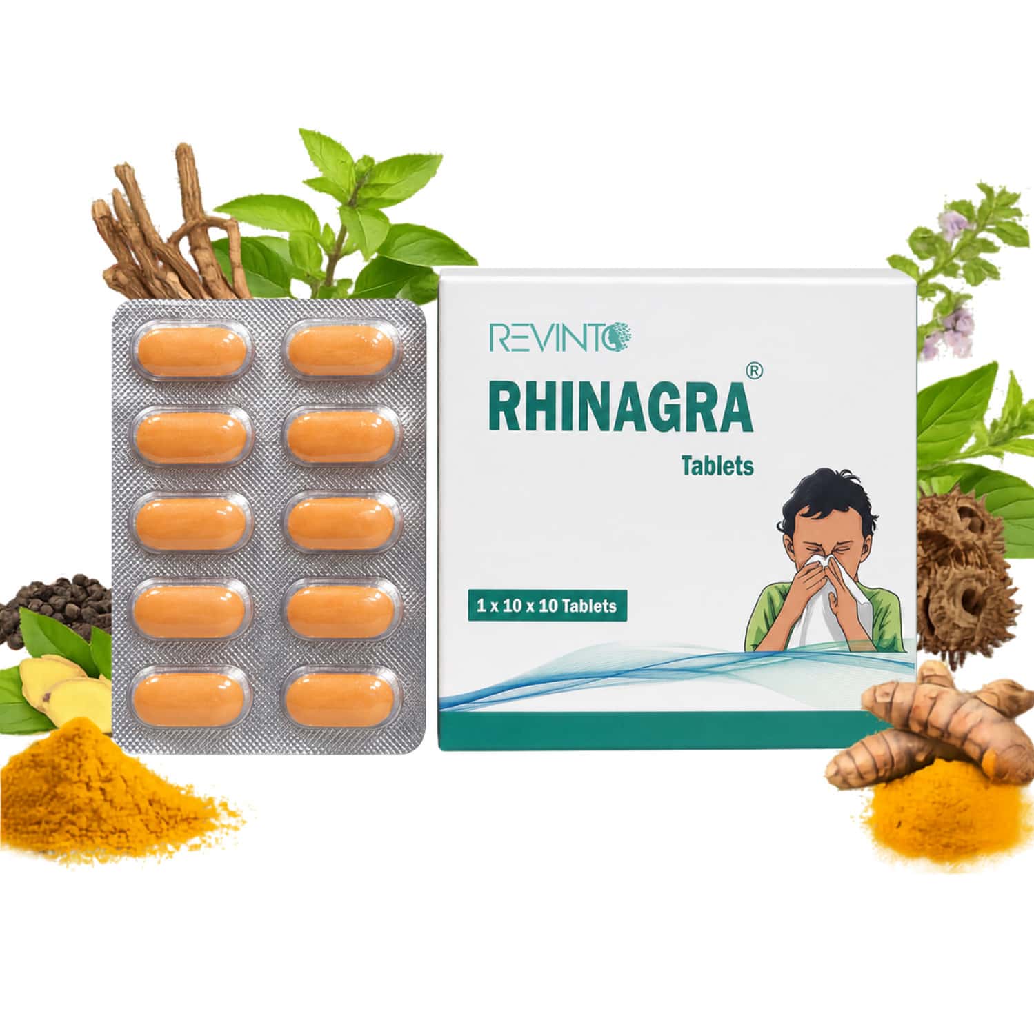 Revinto Rhinagra | Natural Allergy Protection |100n