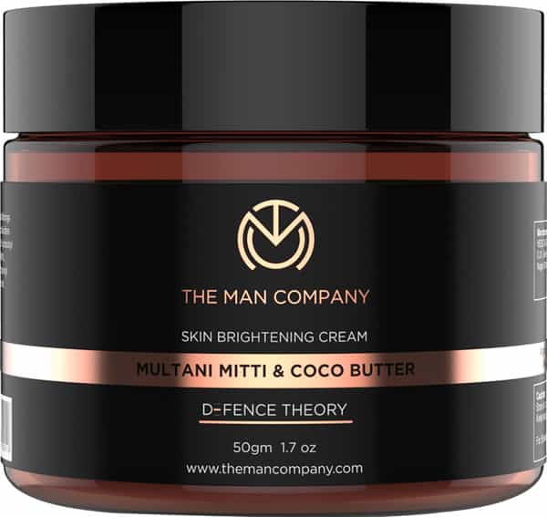 The Man Company Skin Brightening Cream Multani Mitti And Coco Butter - 50 Gm