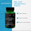 Greenopia Pre And Probiotics Forte 25 Billion Cfus 60 Vegetarian Capsules
