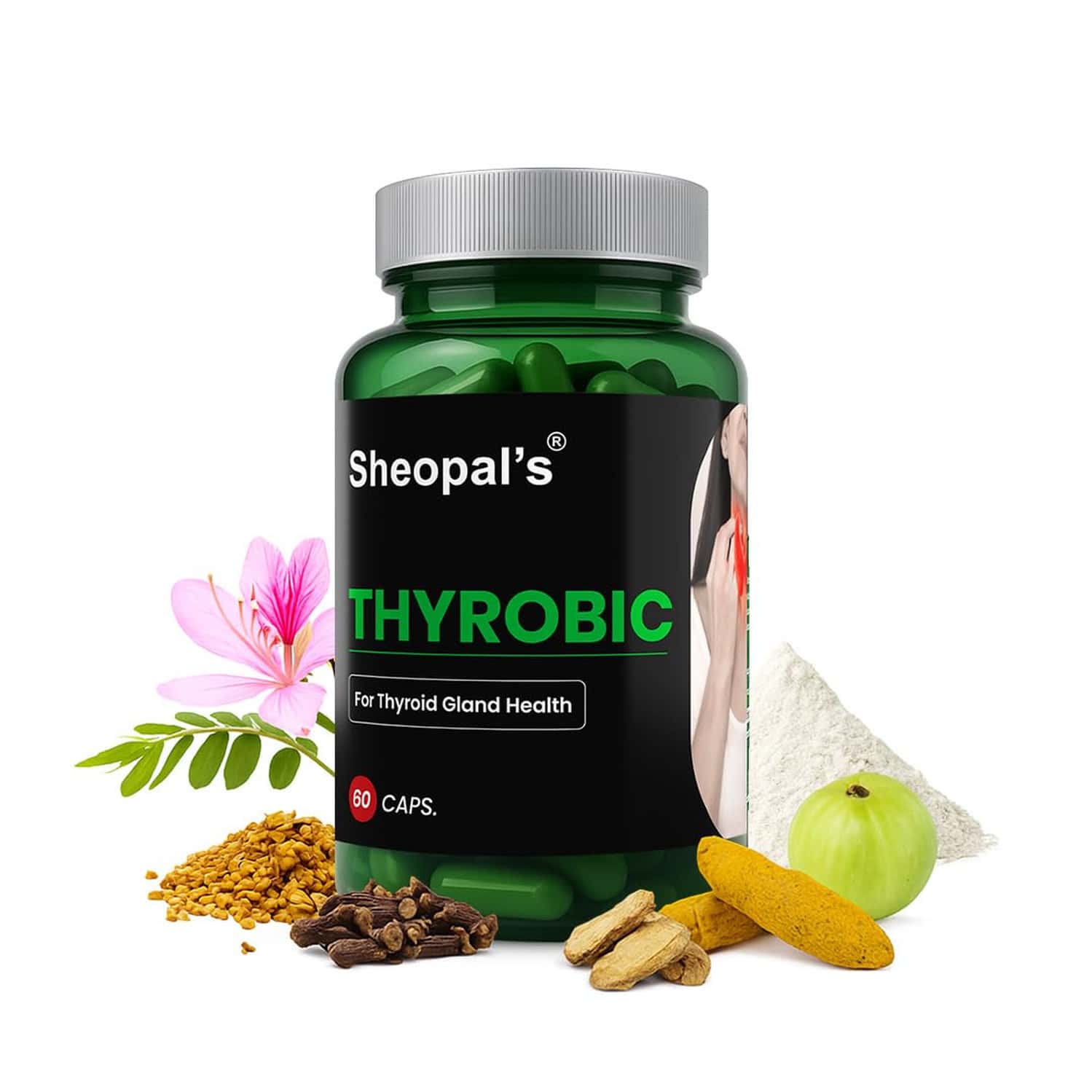 Sheopal's Thyrobic Capsule - Ayurvedic Thyroid Capsule