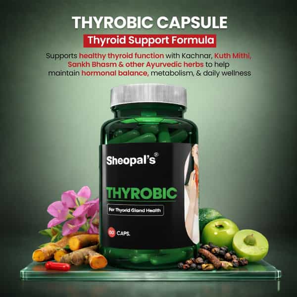 Sheopal's Thyrobic Capsule - Ayurvedic Thyroid Capsule