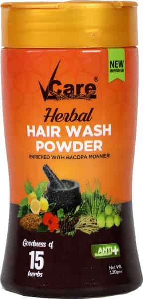 Vcare New Improved Herbal Hairwash & Conditioner Powder - 120G
