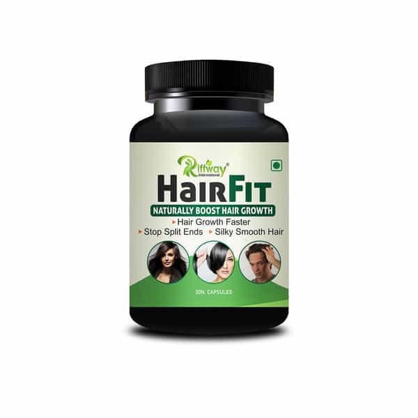 Hair Fit Herbal Capsules For Naturally Boost Hair Growth | Supports Longer Hair Growth (30 Capsules)