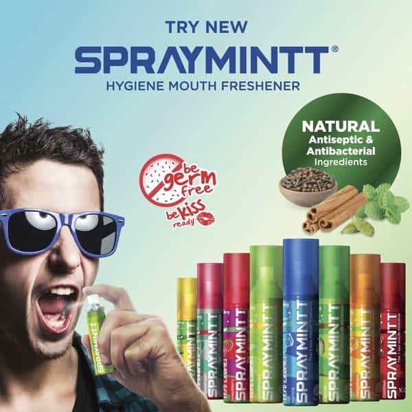 Spraymintt Mouth Freshener Icymint Flavour 15Grm