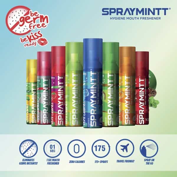 Spraymintt Mouth Freshener Icymint Flavour 15Grm
