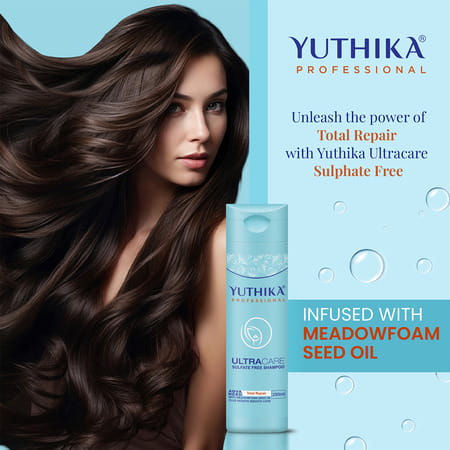 Yuthika Professional Ultracare Sulfate Free Shampoo 250ml | Hair Repair Keratin Shampoo