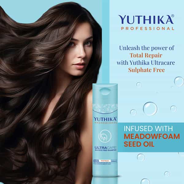 Yuthika Professional Ultracare Sulfate Free Shampoo 250Ml | Hair Repair Keratin Shampoo