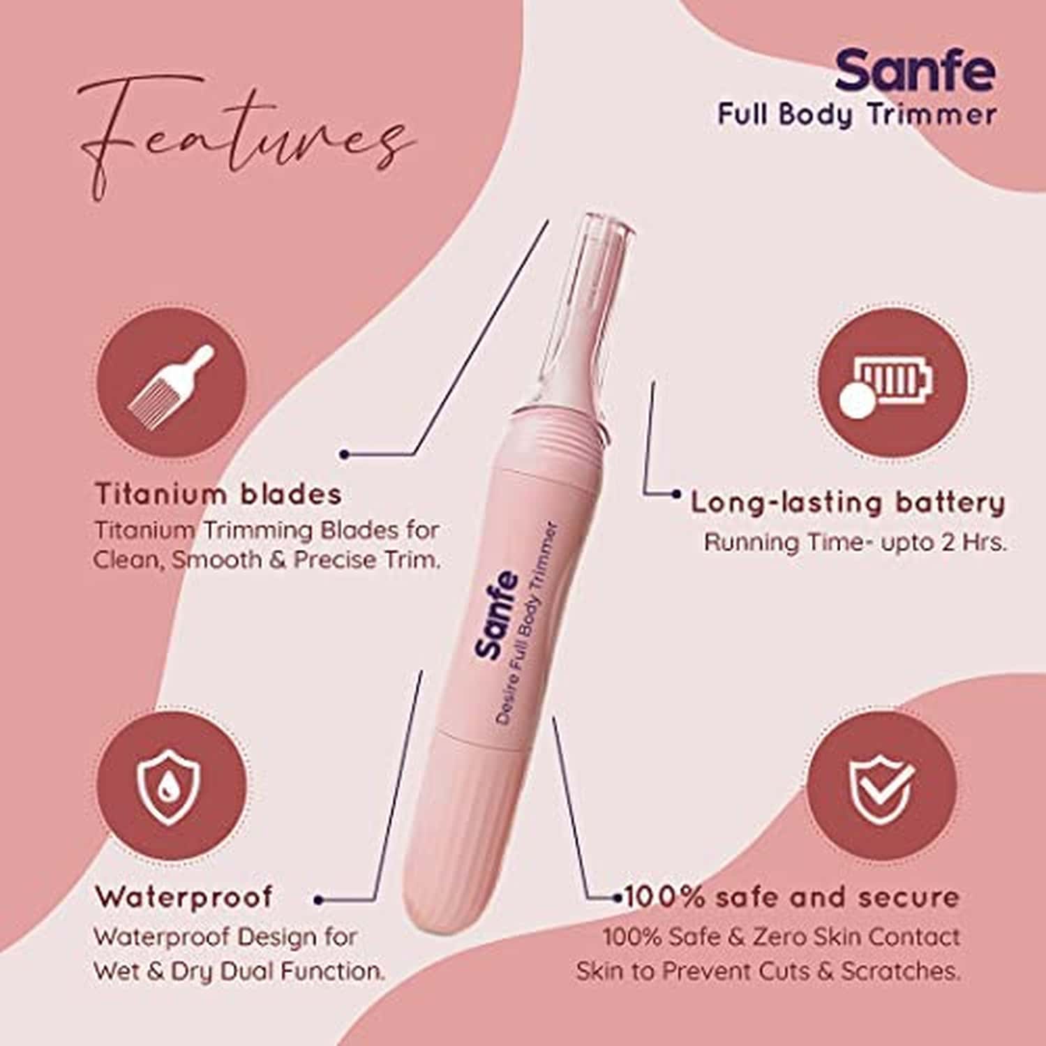 Buy SANFE DESIRE FULL BODY ELECTRIC TRIMMER Online & Get Upto 60 OFF