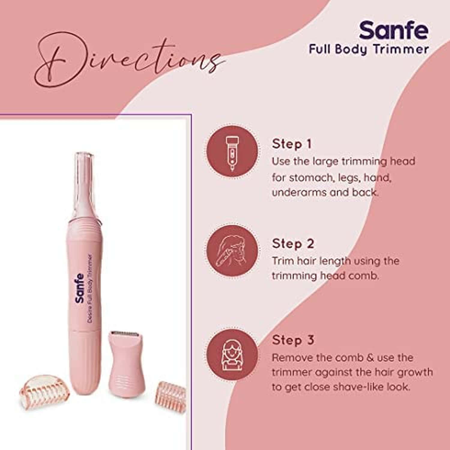 Buy SANFE DESIRE FULL BODY ELECTRIC TRIMMER Online & Get Upto 60 OFF