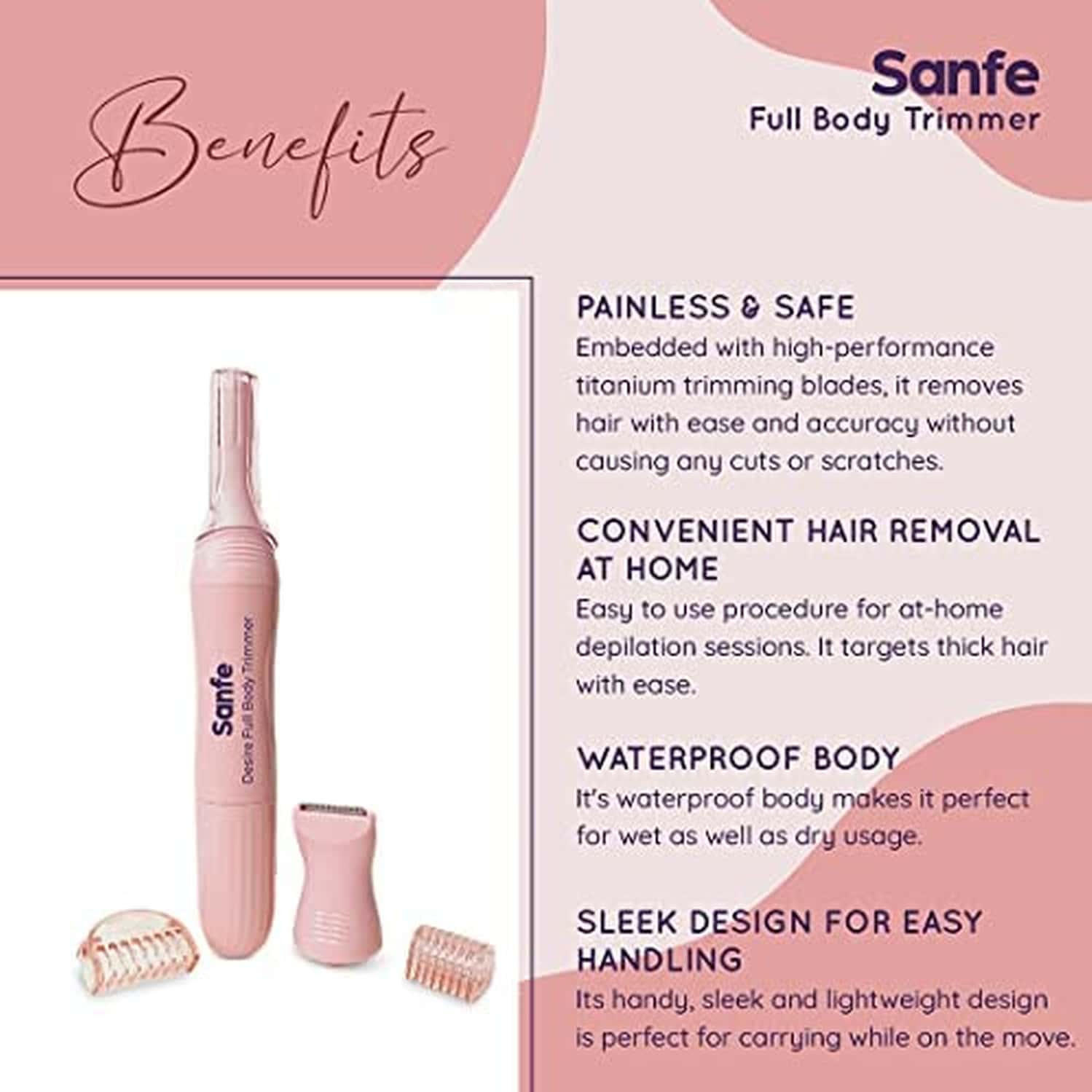 Buy SANFE DESIRE FULL BODY ELECTRIC TRIMMER Online & Get Upto 60 OFF