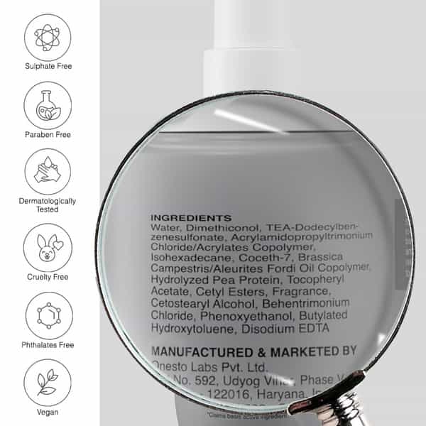 Bare Anatomy Heat Protection Spray For Hair | Controls Frizz For Up To 24 Hrs |150 Ml