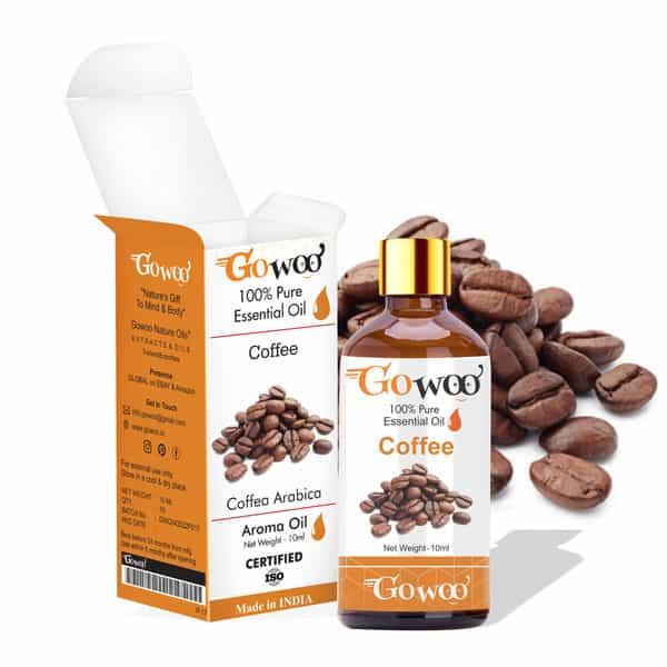 Pack Of 2 Coffee Essential Oil And Moringa Seed Carrier Oil - 100% Natural Undiluted