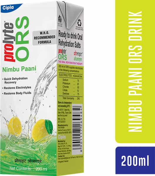 Prolyte Ors Nimbu Paani Tetrapack 200 Ml