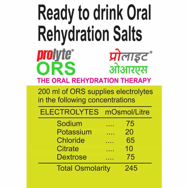 Prolyte Ors Nimbu Paani Tetrapack 200 Ml