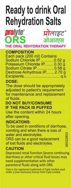 Prolyte Ors Nimbu Paani Tetrapack 200 Ml