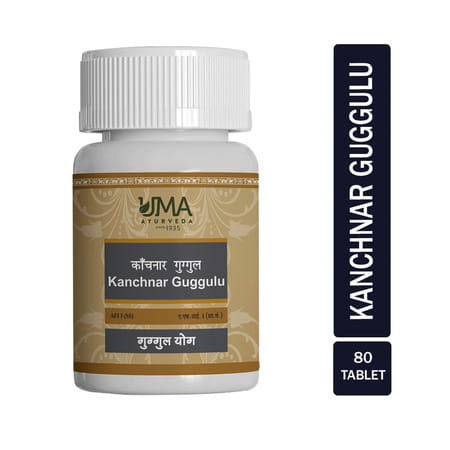 Uma Ayurveda Kanchnar Guggul Ayurvedic Tablets 80 Tab