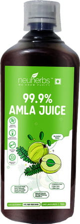 Neuherbs Amla Juice For Better Immunity And Digestion With Natural High Potency Vitamin C - 1 L