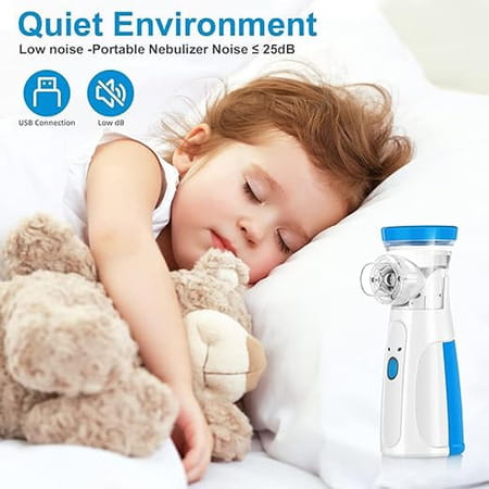 Auditech Portable Mesh Nebulizer | Silent And Compact Nebulizer Machine For Adult And Kids