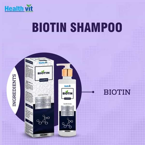 Healthvit Biotin Hair Growth Shampoo - 200Ml