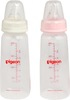 Pigeon Peristaltic Nursing Bottle Twin Pack Kpp 200Ml (Pink & White) Nipple M