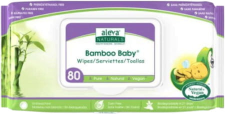Aleva Naturals Bamboo Baby Wipes | 80 Counts