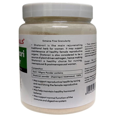 Herbal Hills Organic Shatavari Powder 200g | Pack Of 2 | Asparagus Racemosus