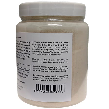 Herbal Hills Organic Shatavari Powder 200g | Pack Of 2 | Asparagus Racemosus