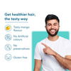 Hk Vitals Hair Strength Biotin Gummies 100% Vegetarian & Gluten Free | Mango | 60 N