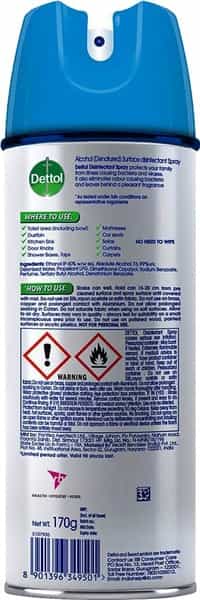 Dettol Combikit (Sanitizer 500Ml Wipes 80 Disinfect Spray 225Ml Disinfect Spray Sanitizer 500Ml)