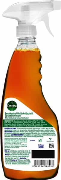 Dettol Combikit (Sanitizer 500Ml Wipes 80 Disinfect Spray 225Ml Disinfect Spray Sanitizer 500Ml)