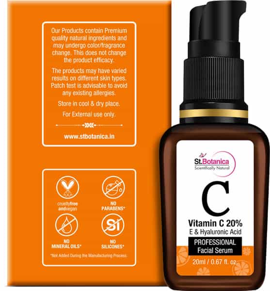 Stbotanica Hyaluronic Acid 1.5% + Vitamin C&E Professional Face Serum - 20 Ml