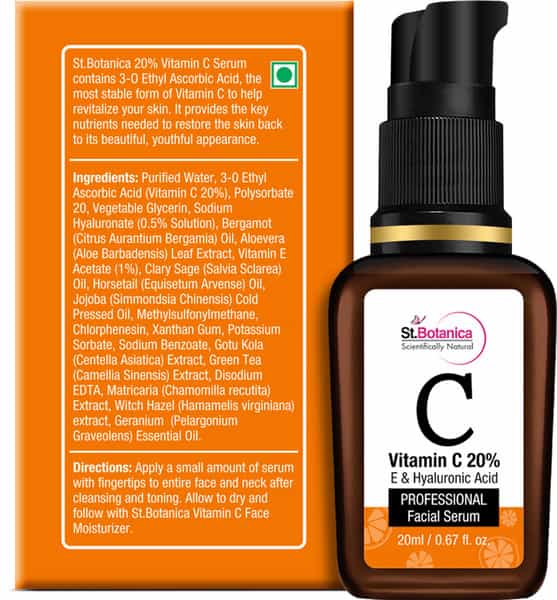 Stbotanica Hyaluronic Acid 1.5% + Vitamin C&E Professional Face Serum - 20 Ml