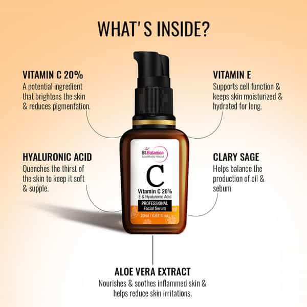 Stbotanica Hyaluronic Acid 1.5% + Vitamin C&E Professional Face Serum - 20 Ml