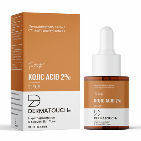 Dermatouch Kojic Acid 2% Serum | Best For Hyperpigmentation & Uneven Skin Tone| 18ml