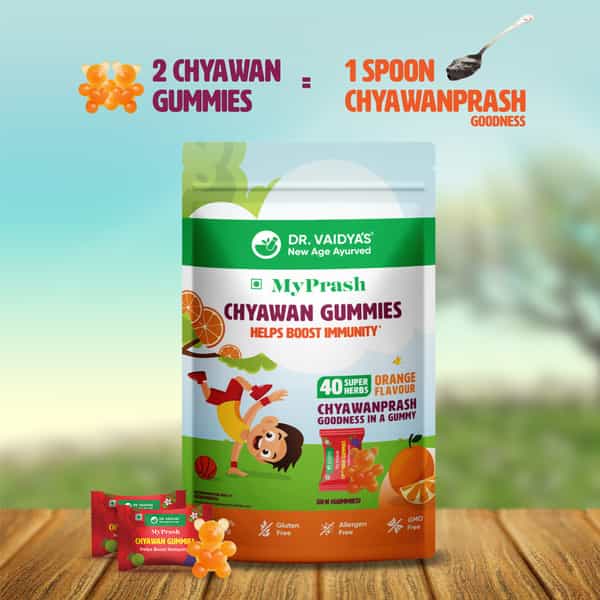 Dr. Vaidya's Orange Chyawan Gummies Pack Of 2