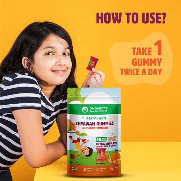 Dr. Vaidya's Orange Chyawan Gummies Pack Of 2