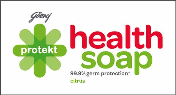 Godrej Protekt Health Bathing Soap - Citrus - Anti-Bacterial 100 G (Pack Of 8)
