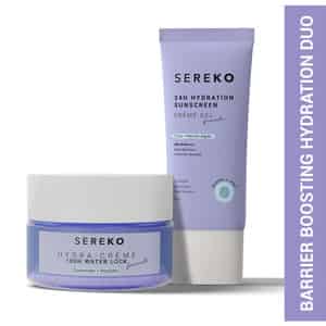 Sereko Hydra 100h Day Cream Face Moisturiser & 24h Hydration Skin Sunscreen For Men & Women 50ml