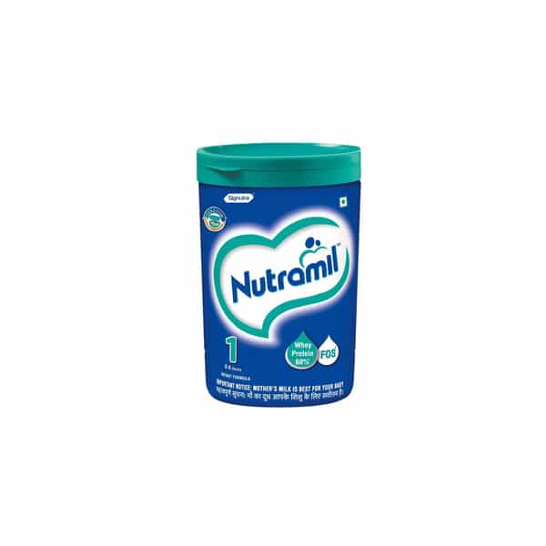 Nutramil Infant Formula Stage 1 | 0-6 Months | Whey Protein 60% | Jar | 400 Gm