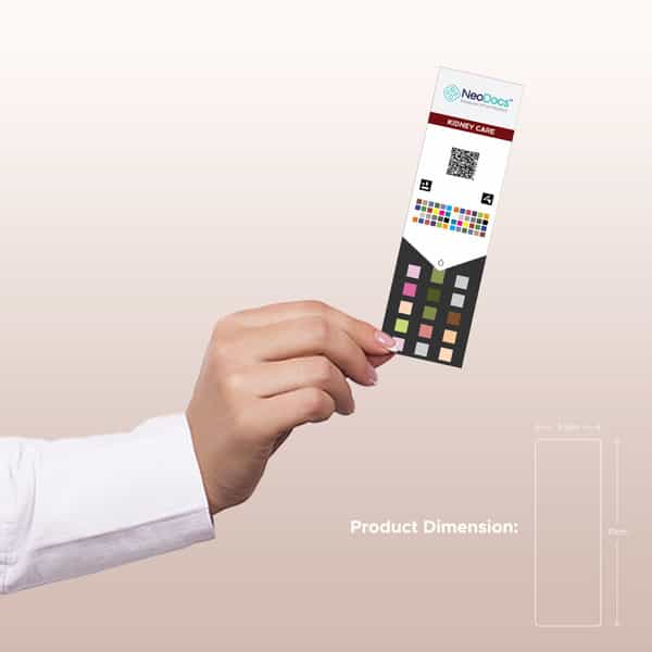 Neodocs Kidney Care Urine Test Kit| Instant At-Home | Track 15 Parameters